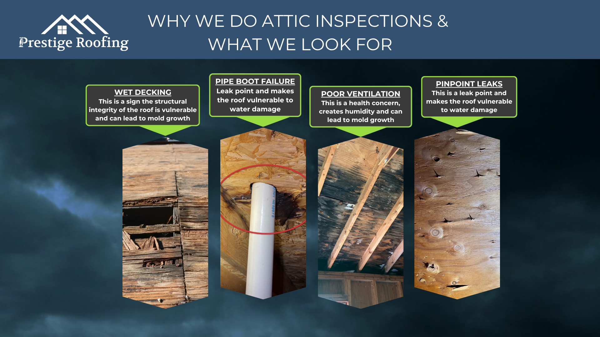 Common Roof & Attic Inspection Failures