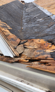 Roof Inspection Found Rotten Decking